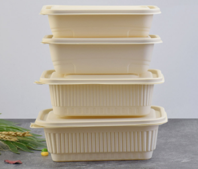 Buy Wholesale China Degradable Disposable Corn Starch Takeaway Fast Food  Packaging Biodegradable To Go Containers Food & Disposable Food Container  Airtight at USD 0.0988